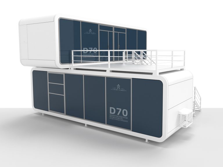 Двухэтажный капсульный дом D70